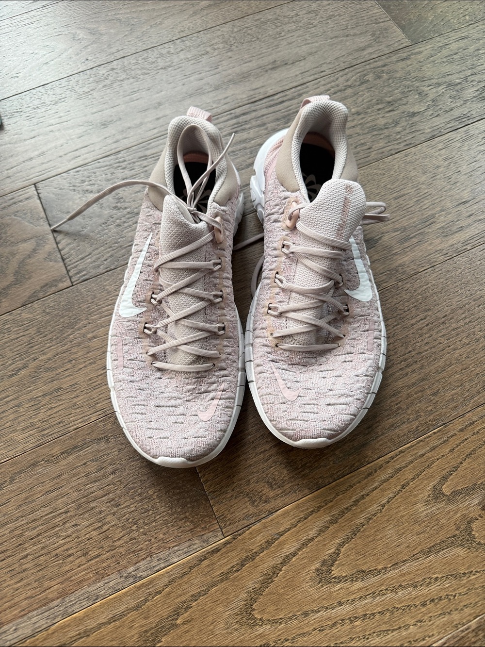Nike Women’s Light Pink Knit Running Sneakers